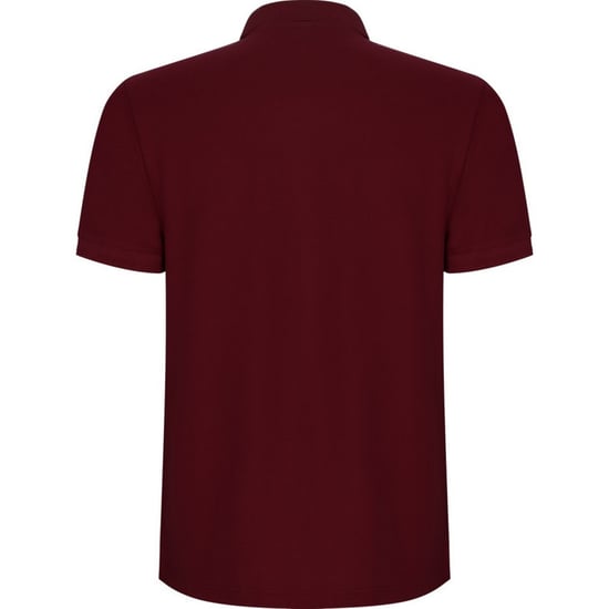 Roly Heren Pegaso Premium Effen Polo Shirt (Granaatrood) - Image 2