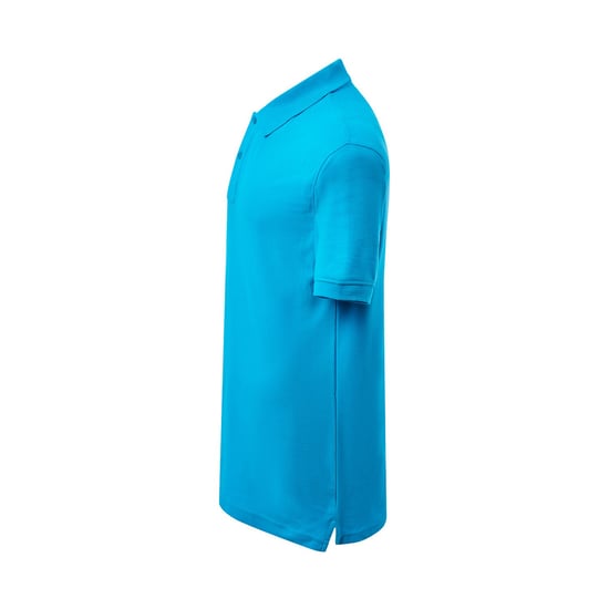 JHK Heren Pique Regular Poloshirt (Turquoise) - Image 3