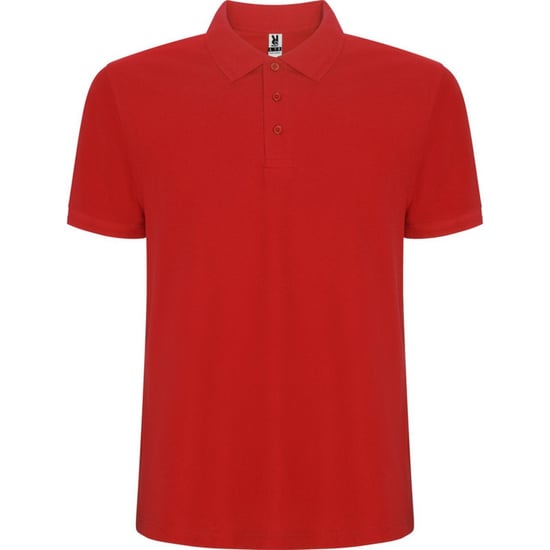 Roly Heren Pegaso Premium Effen Polo Shirt (Rood) - Image 1