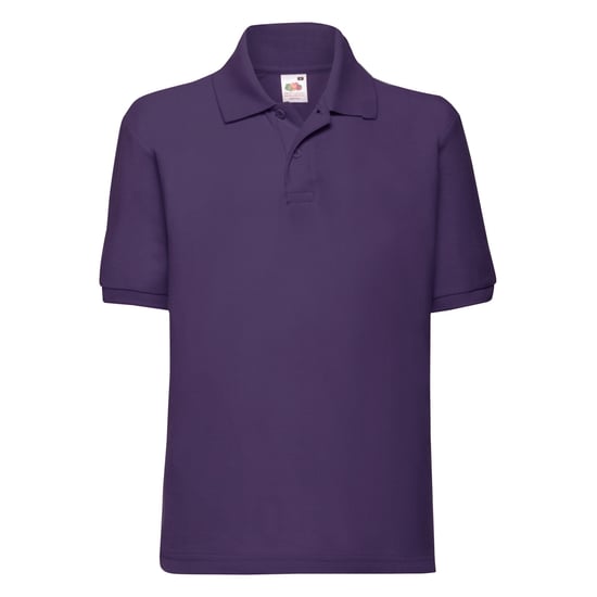 Fruit of the Loom Kinder/Kinder 65/35 Poloshirt (Paars) - Image 1