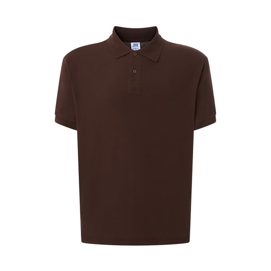 JHK Heren Pique Regular Poloshirt (Chocolade) - Image 1
