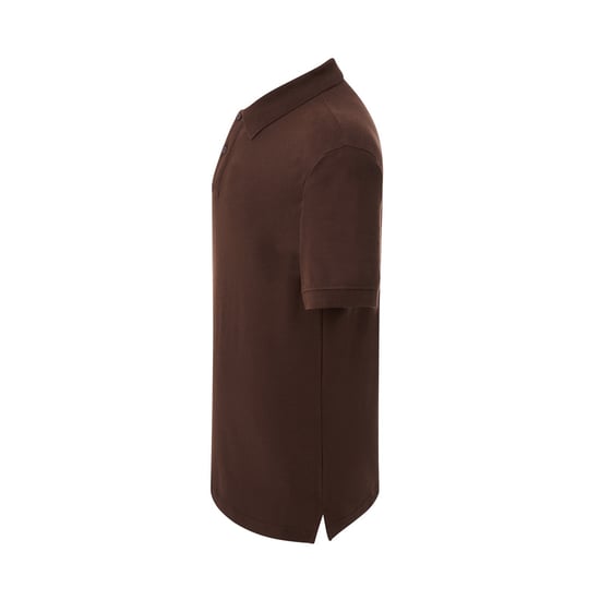 JHK Heren Pique Regular Poloshirt (Chocolade) - Image 3