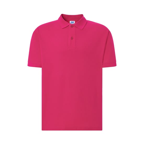 JHK Heren Pique Regular Poloshirt (Fuchsia) - Image 1
