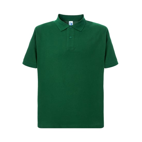 JHK Heren Pique Regular Poloshirt (Fles groen) - Image 1