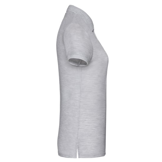 Fruit of the Loom Womens/Ladies 65/35 Polo Shirt (Heather Grey) - Image 3