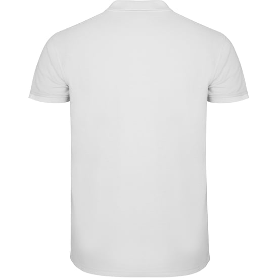 Roly Heren Ster Poloshirt (Wit) - Image 2