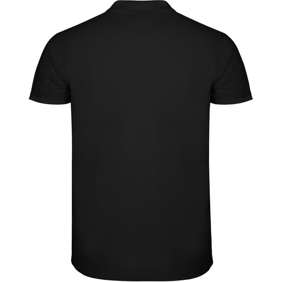Roly Heren Ster Poloshirt (Zwart) - Image 2