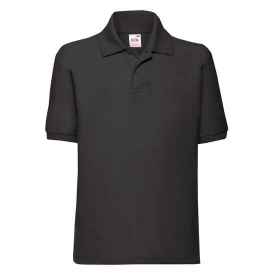Fruit of the Loom Kinder/Kinder 65/35 Poloshirt (Zwart) - Image 1