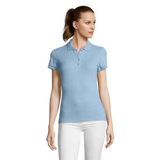 SOLS Dames/Dames Passion Poloshirt (Hemelsblauw) - Image 1