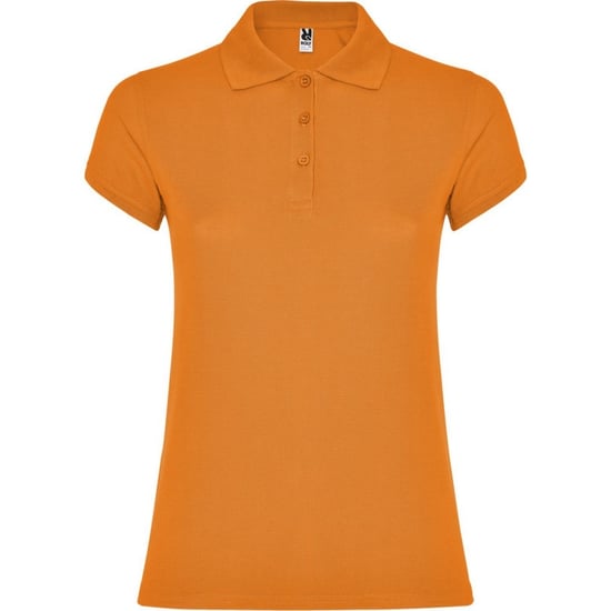Roly Womens/Ladies Star Polo Shirt (Orange) - Image 1