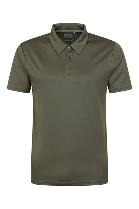 'Endurance' Men's Polo IsoCool Sun Protection Top Quick Dry Everyday Tee Forest Green - Image 6