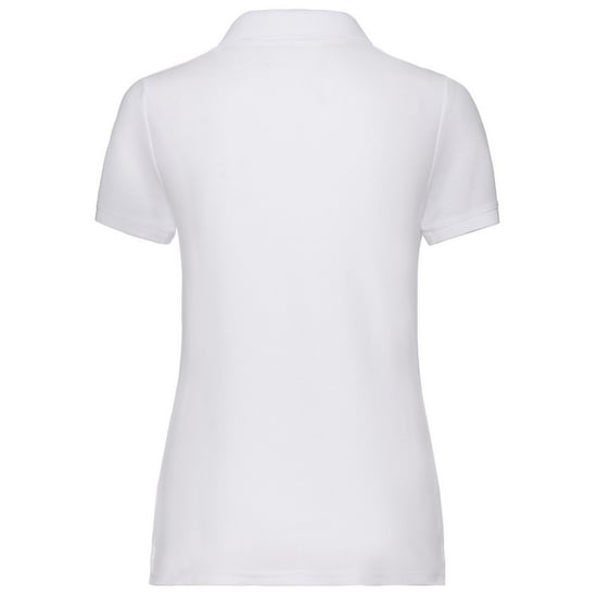 Fruit of the Loom Dames/dames 65/35 Poloshirt (Wit) - Image 2