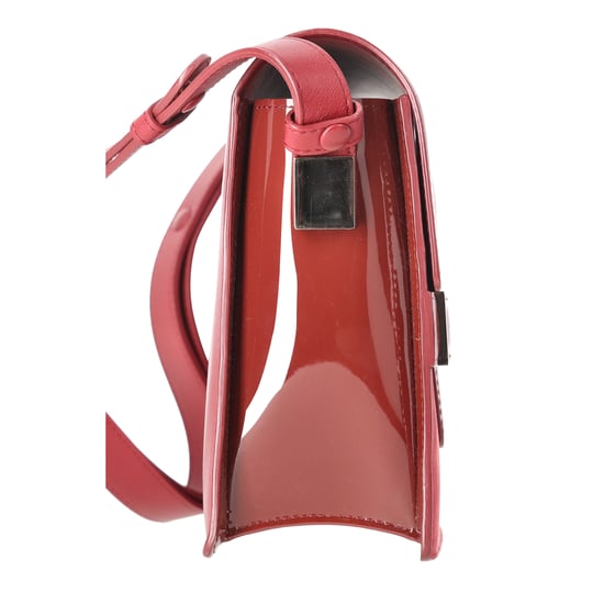 Delvaux Madame PM Crossbody Bag in Red Leather - Image 4
