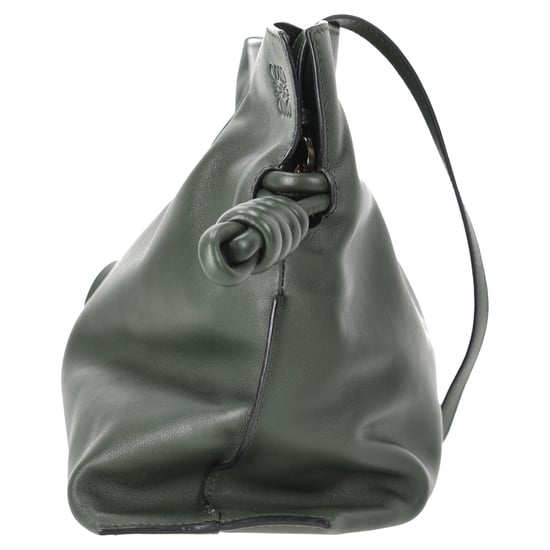 Loewe Medium Flamenco Clutch in Groene Nappa leer - Image 4
