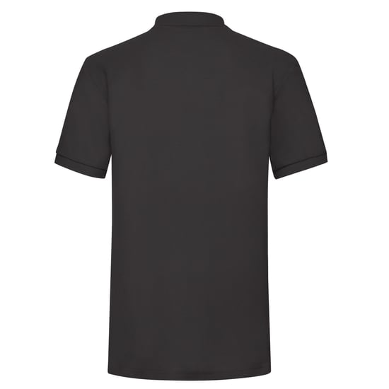 Fruit of the Loom Heren 65/35 Zwaargewicht Poloshirt (Zwart) - Image 2