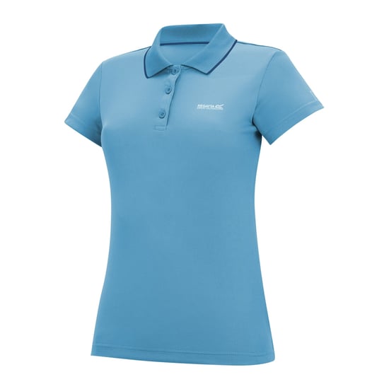 Regatta Dames/dames Maverick V Polo Shirt (Gewassen Denim) - Image 3