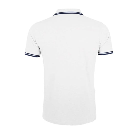 SOLS Heren Pasadena Poloshirt (Wit/Zwaar) - Image 2