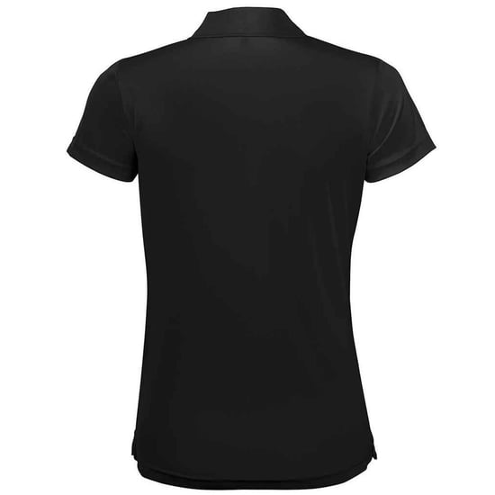 SOLS Performer sportpoloshirt voor dames/dames (Zwart) - Image 2