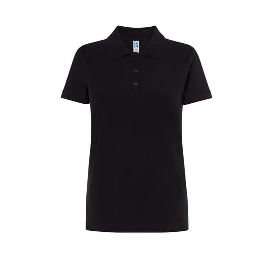 JHK Dames/Dames Effen Plus Poloshirt (Zwart) - Image 1