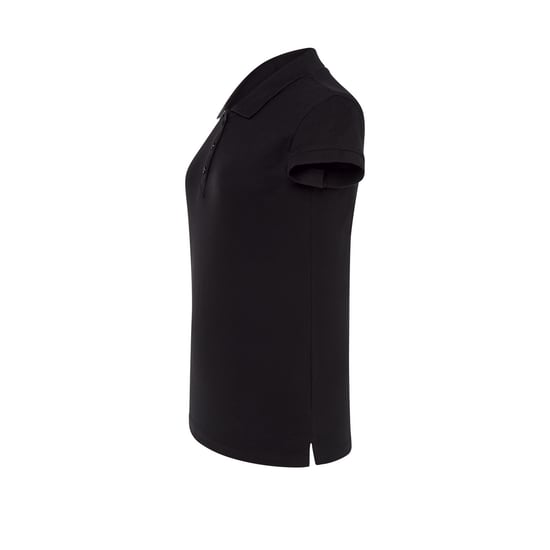 JHK Dames/Dames Effen Plus Poloshirt (Zwart) - Image 3