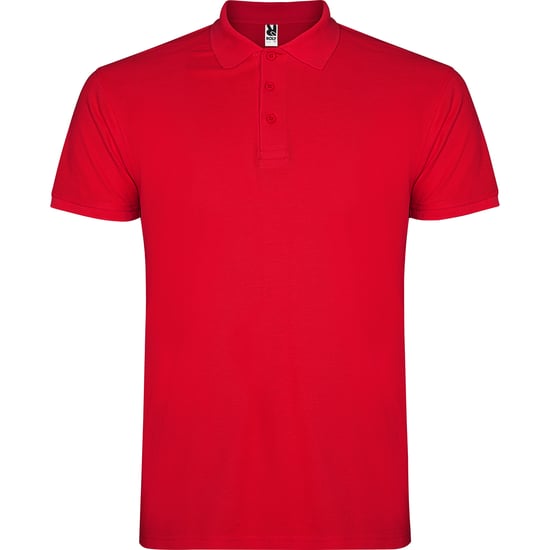 Roly Heren Ster Poloshirt (Rood) - Image 1
