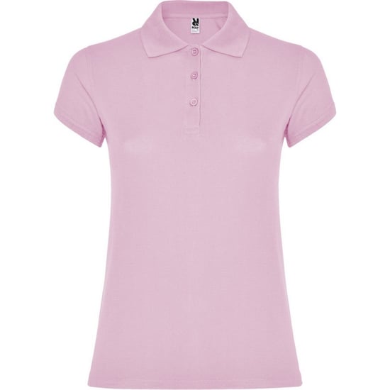 Roly Dames/Dames Ster Poloshirt (Lichtroze) - Image 1