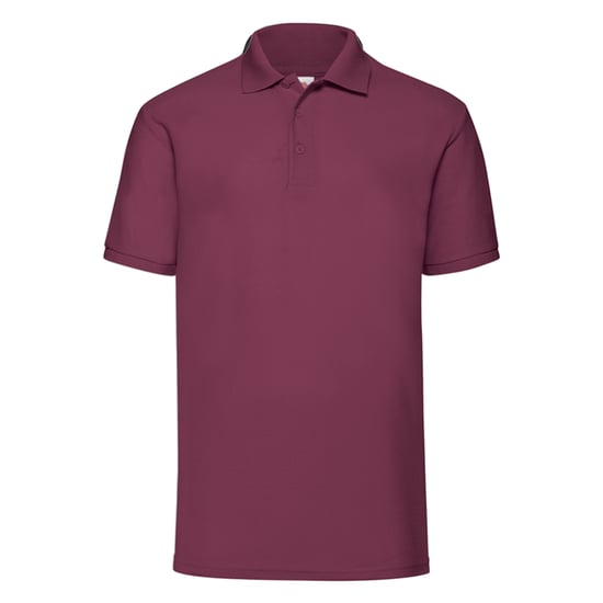 Fruit of the Loom Heren 65/35 Poloshirt (Bourgondië) - Image 1