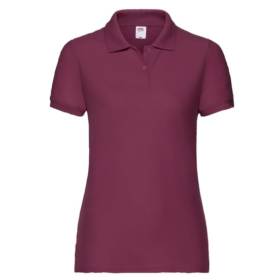 Fruit of the Loom Dames/dames 65/35 Poloshirt (Bourgondië) - Image 1