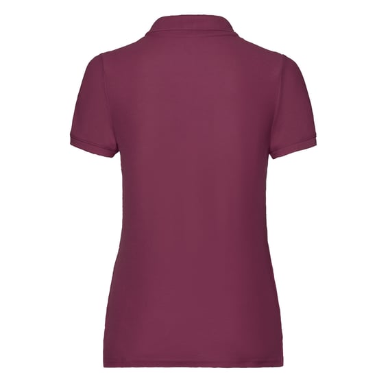 Fruit of the Loom Dames/dames 65/35 Poloshirt (Bourgondië) - Image 2