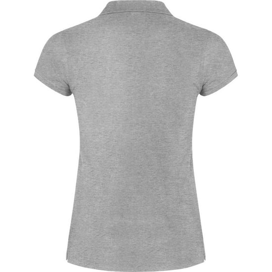 Roly Womens/Ladies Star Polo Shirt (Heather Grey) - Image 2