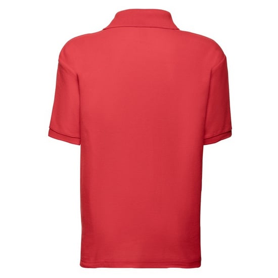 Fruit of the Loom Kinder/Kinder 65/35 Poloshirt (Rood) - Image 2