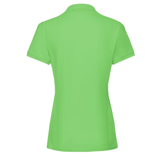 Fruit of the Loom Dames/Dames Premium Effen Poloshirt (Kalk groen) - Image 2