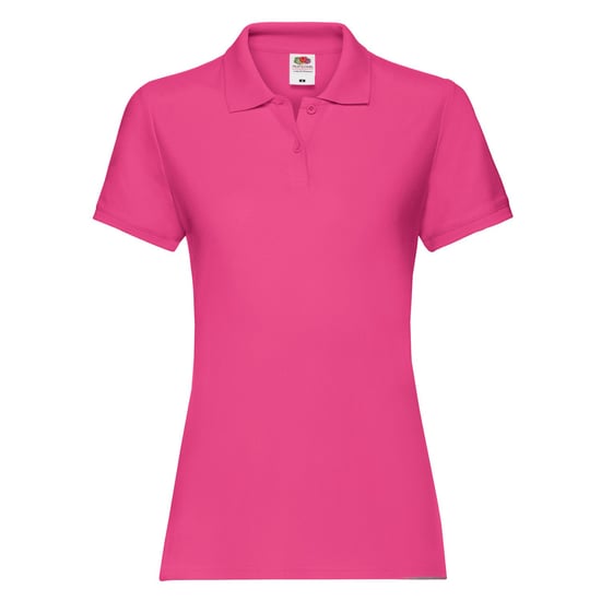 Fruit of the Loom Dames/Dames Premium Effen Poloshirt (Fuchsia) - Image 1