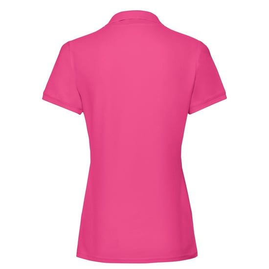 Fruit of the Loom Dames/Dames Premium Effen Poloshirt (Fuchsia) - Image 2