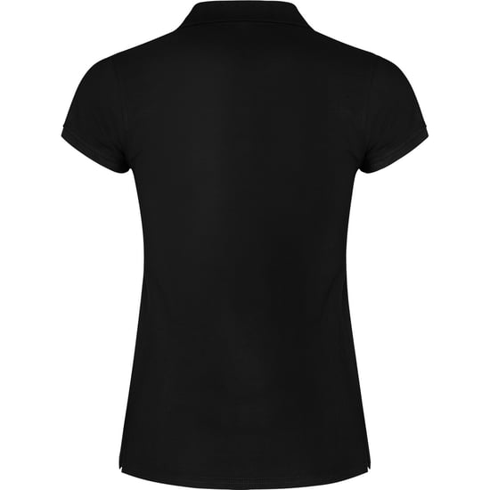 Roly Dames/Dames Ster Poloshirt (Zwart) - Image 2