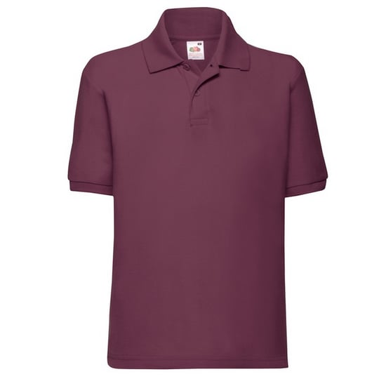 Fruit of the Loom Kinder/Kinder 65/35 Poloshirt (Bourgondië) - Image 1