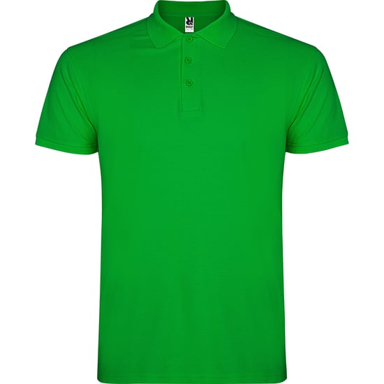 Roly Heren Ster Poloshirt (Grasgroen) - Image 1