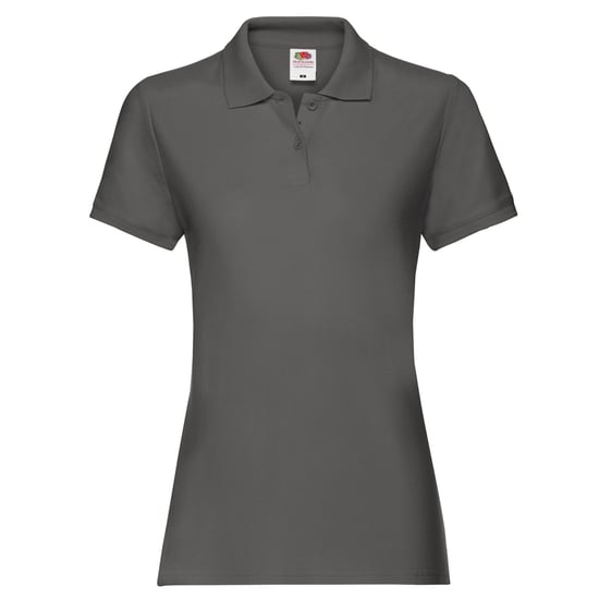 Fruit of the Loom Dames/Dames Premium Effen Poloshirt (Licht Grafiet) - Image 1