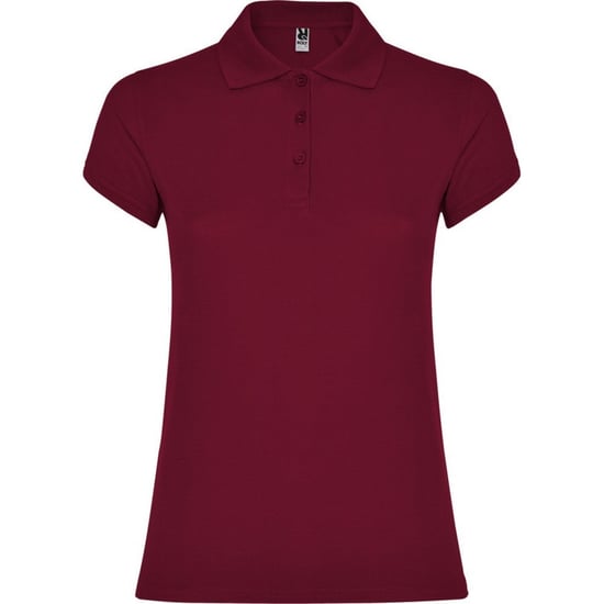 Roly Womens/Ladies Star Polo Shirt (Garnet Red) - Image 1