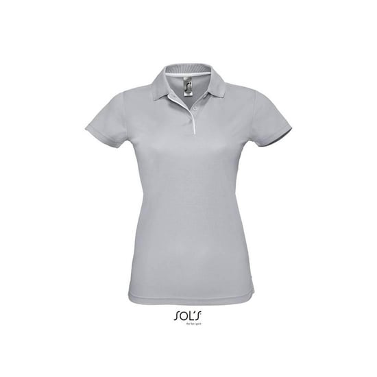 SOLS Performer sportpoloshirt voor dames/dames (Puur Grijs) - Image 1