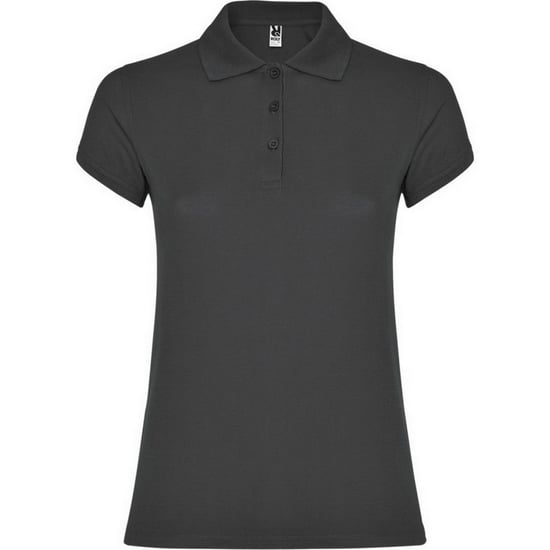Roly Womens/Ladies Star Polo Shirt (Dark Lead) - Image 1