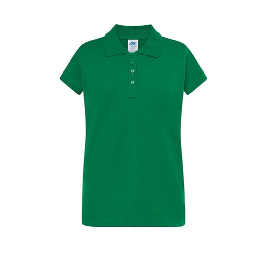 JHK Womens/Ladies Regular Polo Shirt (Kelly Green) - Image 1