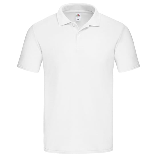Fruit of the Loom Heren Originele Effen Polo Shirt (Wit) - Image 1