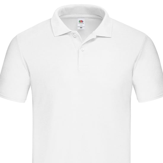 Fruit of the Loom Heren Originele Effen Polo Shirt (Wit) - Image 2