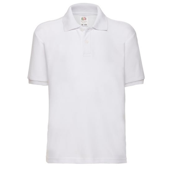 Fruit of the Loom Kinder/Kinder 65/35 Poloshirt (Wit) - Image 1