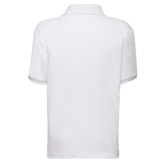 Fruit of the Loom Kinder/Kinder 65/35 Poloshirt (Wit) - Image 2
