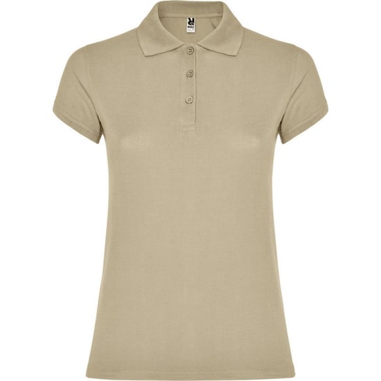 Roly Womens/Ladies Star Polo Shirt (Sand) - Image 1