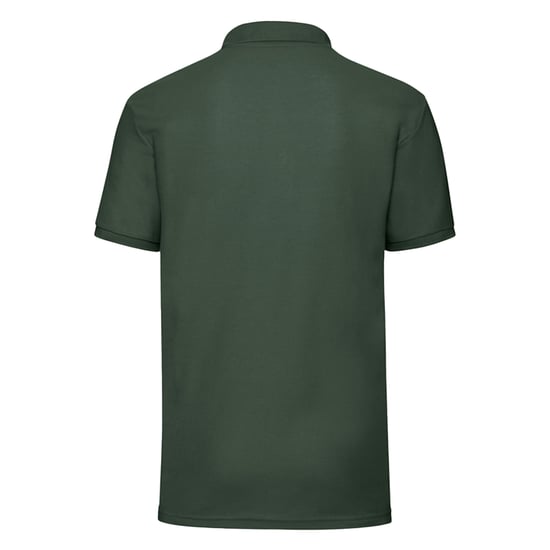 Fruit of the Loom Heren 65/35 Poloshirt (Fles groen) - Image 2