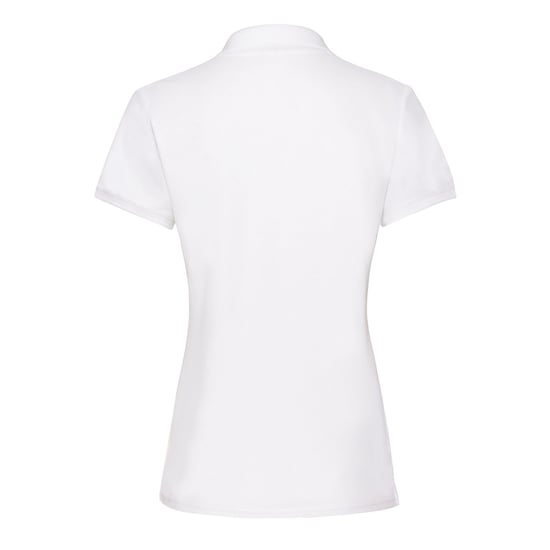 Fruit of the Loom Dames/Dames Premium Effen Poloshirt (Wit) - Image 2