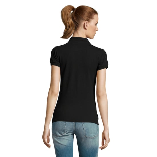 SOLS Dames/Dames Passion Poloshirt (Zwart) - Image 2